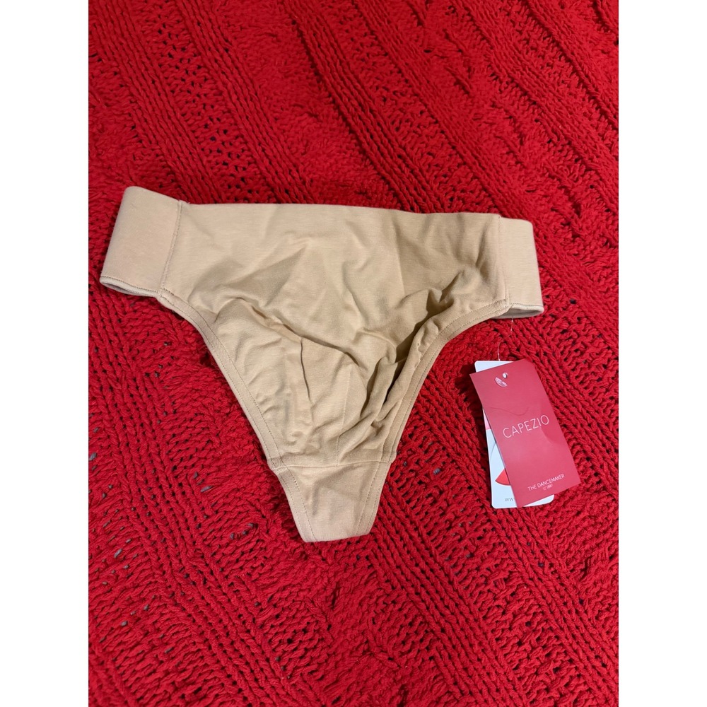 Capezio N26 Reinforced Front Lined Dance Belt Mens Small Nude Tan New With Tags